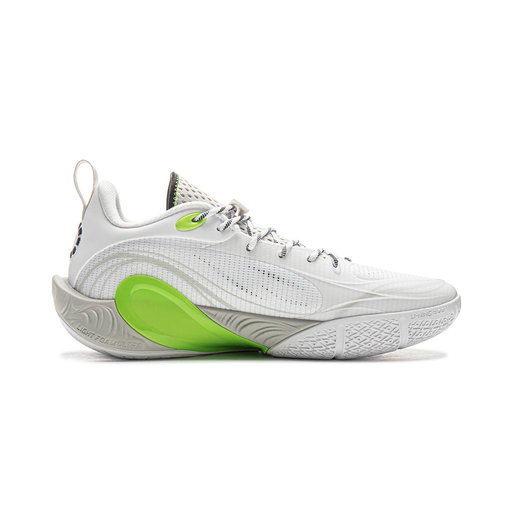 Li Ning DLO1 Амортизирующие Низкие Баскетбольные Кроссовки Мужские Стандартные Белые ABPV009-14