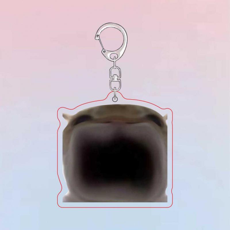 Причудливый брелок для ключей «Котенок»: Юмористический подарок-прикол для рюкзаков и дней рождения