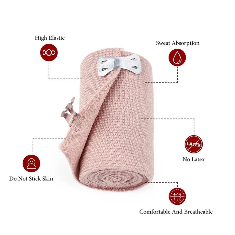 Sweatproof Strong Compression Bandage Wrap Skin Colour Binding Straps Light High Elastic Bandage