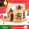 DIY Christmas Igloo Cookie House Kit for Kids with Reindeer Stickers