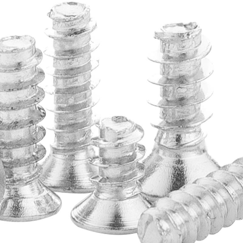 Саморезы с потайной головкой и крестообразной головкой из оцинкованной углеродистой стали размером M1-M5