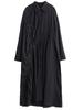 Xitao Свободное женское платье с длинными рукавами и отложным воротником ZY8889