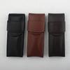Vintage PU Leather Pen Case Portable Pocket Pen Pouch Mini Stationery Organizer Bag for Business Travel Students Office Supplies