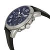 Fossil Мужские часы-хронограф - Кожаный ремешок, Три циферблата, Повседневный деловой стиль, Для ежедневной носки FS4990