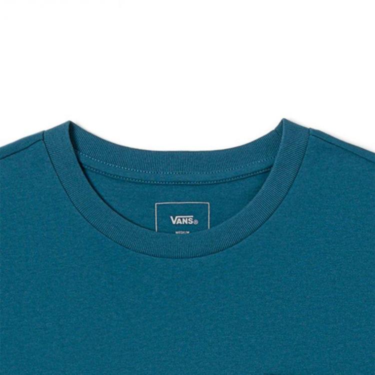 Vans Повседневная удобная модная мягкая футболка с коротким рукавом унисекс топы синего цвета VN0008ZB993