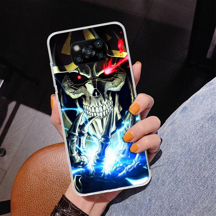 Overlord Anime Phone Case For Xiaomi Poco X7 X6 X5 Pro F7 Ultra Redmi 15C 15 13C 13 12C 12 10 10A 10C 9 9A 9C 9T Cover Poco X7 X