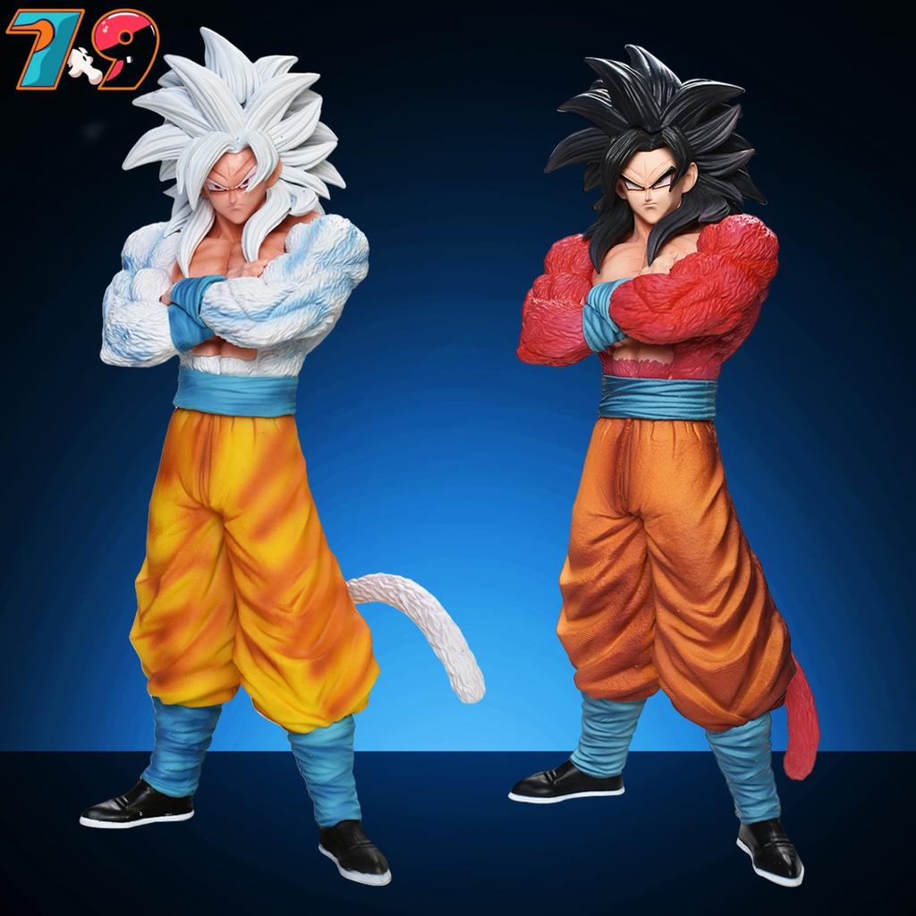 29cm/11.4in Anime Dragon Ball Z Figure Goku Action Figure Goku Super Saiyan 4 Figure Collectible Model Statue Toy Gift