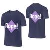 Nope Abrasionresistant Reversible Tshirt Artistic Commuting Light Color Schemes Shirt