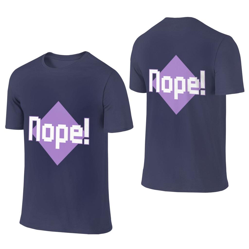 Nope Abrasionresistant Reversible Tshirt Artistic Commuting Light Color Schemes Shirt