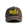 Mgla Baseball Cap Distressed Hats Black Metal Band Cap Unisex Retro Outdoor Summer Adjustable Hat MZ-564