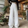 Spring Autumn Loose Casual Wide Leg Pants Female High Waist Fashion All-match Solid Color Sweatpants Trousers