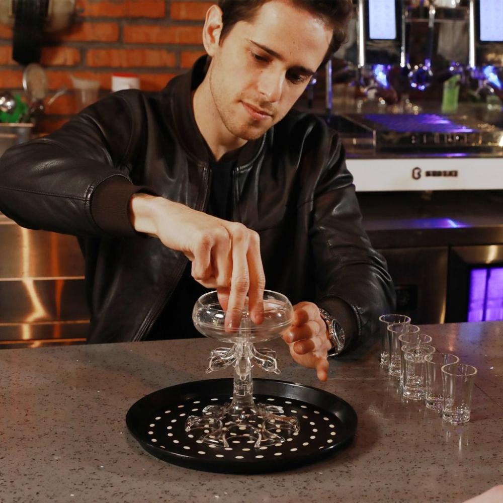 Бокалы Инструмент бармена Прозрачный Пищевой Дозатор для вина Винный набор Барные аксессуары Диспенсер для пива Стойка