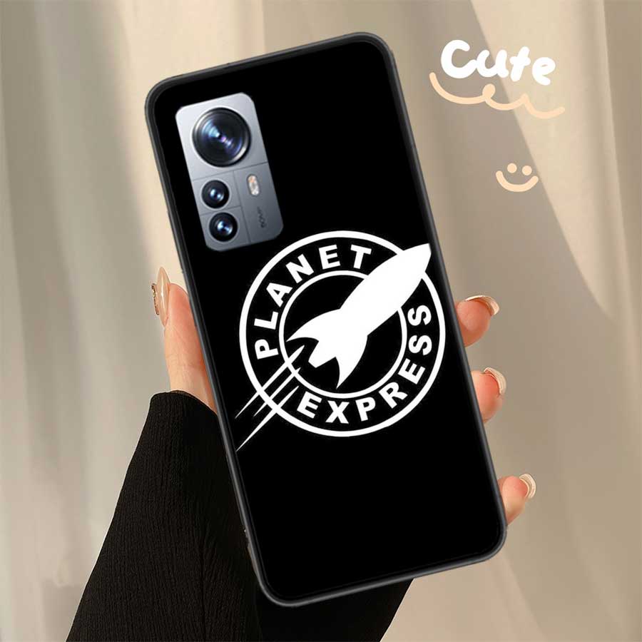 Futurama Planet Express Clear Phone For Xiaomi Poco X7 X6 X5 F6 F5 F7 Mi 14 Ultra 15 13 12 12X 12T 11T 10T Pro 11i 10 Lite Cover