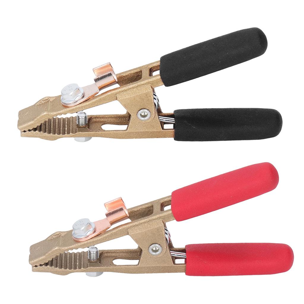 A Shape Earth Wire Clamp Brass Grounding Work Clamp Electric Argon Arc Welding Pliers 260A Welding Pliers 260A Earth Cable Clamp