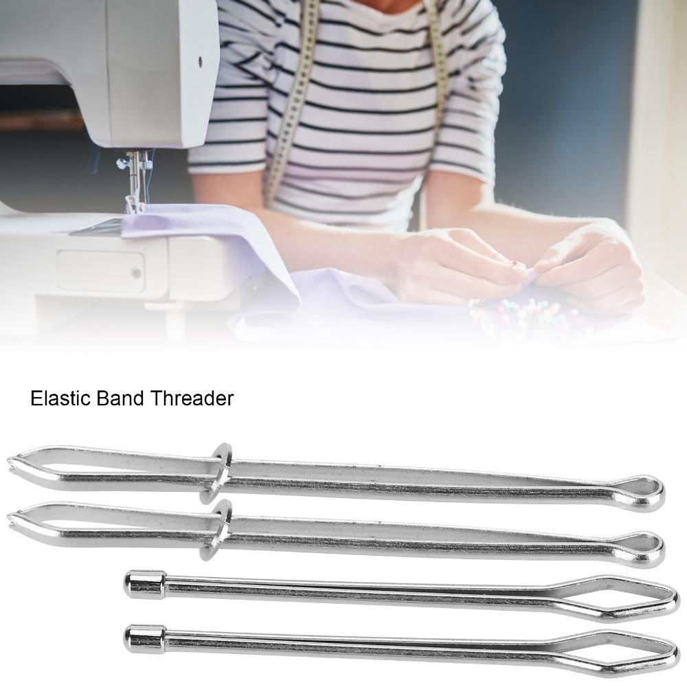 20Pcs Easy Quick Insert Drawstring Threader Metal Clip Sewing Tweezer Tool For Sweatpants