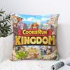 Cookie Run Kingdom Набивные Наволочки Чехол для Подушки аниме мультфильм Подушки Y2K Декорации для Сидений Квадратные Разные Размеры