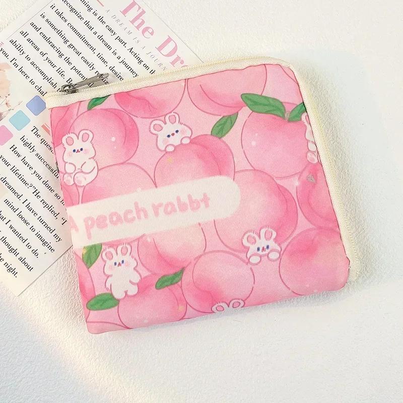 Cute Women Sanitary Napkin Tampon Storage Bag Sanitary Pad Pouches Portable Makeup Lipstick Key Earphone Data Cables Organizer