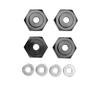 4pcs RC Hex Coupler Professional Aluminum Alloy RC Wheel Hex Adapter for 1 10 RC Cars
