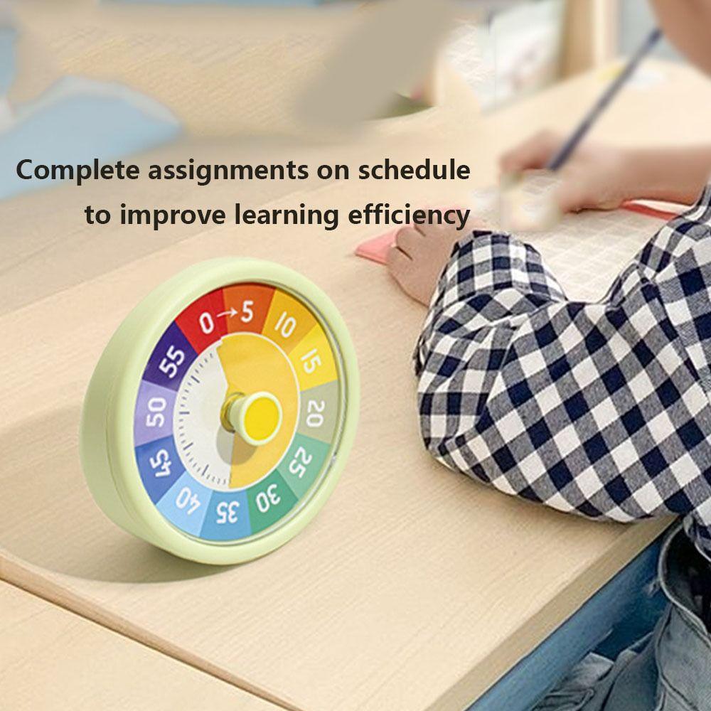 60 Minutes Visual Timer Time Management Kitchen Timer Cartoon Countdown Timer Reading Room