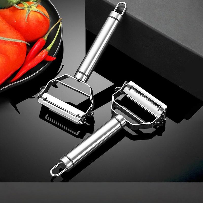 Efficient Kitchen Peeler and Grater Multifunctional Stainless Steel Tool for Hassle-Free Food Prep