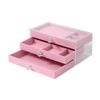 Dustproof Acrylic Jewelry Organizer Stackable Drawer Jewelry Box 3 Layers Jewelry Box  Bedroom