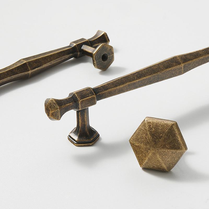 Upgrade with Solid Zinc Alloy Vintage Drawer Pulls for a Timeless Antique Brass Look