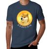 Dogecoin Tshirt Summer Print Short Sleeve Tee