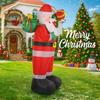 7.87FT Inflatable Toy Santa Claus Gift Bag Xmas Yard Lawn Party Decoration with LED Light Christmas Home Supplies Ornaments Gift