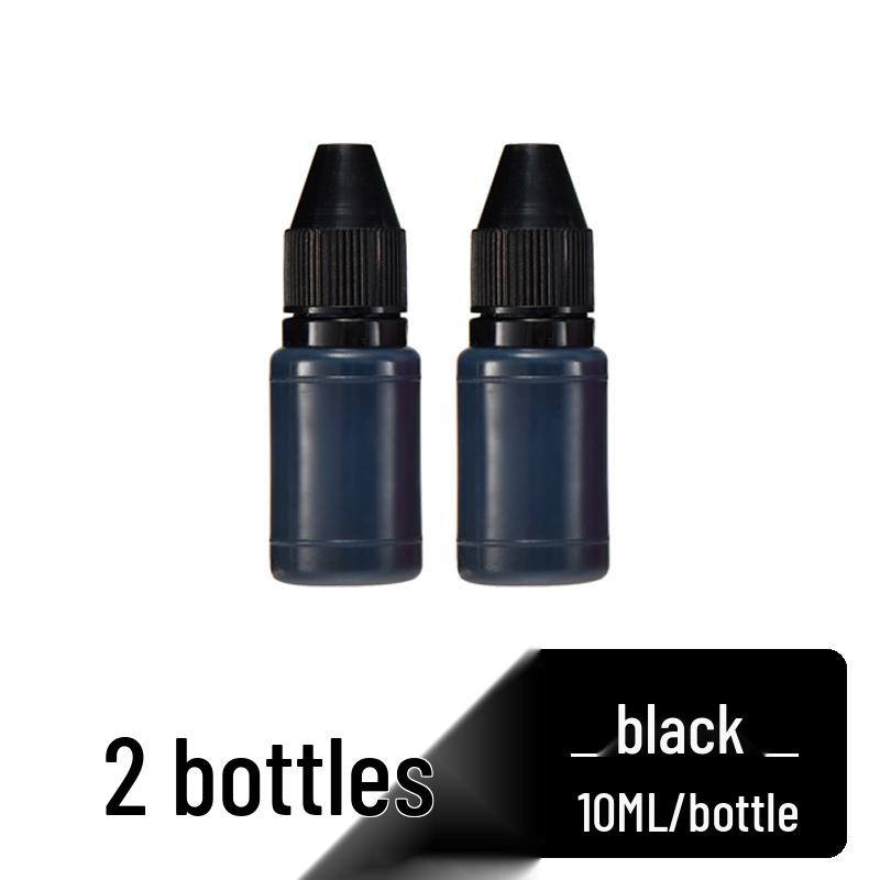 Быстросохнущая светочувствительная штемпельная подушка с чернилами для штампов - Красный, Черный, Синий, Фиолетовый, Зеленый Несмываемые чернила