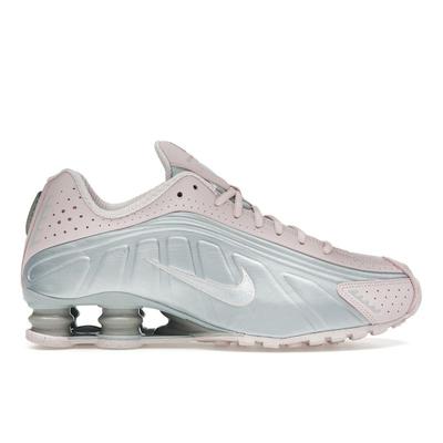 Shox R4 Barely Rose Metallic Platinum женские кроссовки розовые AR3565-600