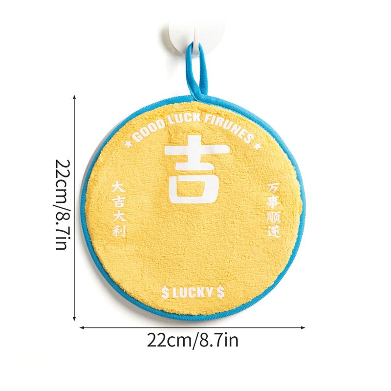 Новый год 2025 Полотенца для рук Полотенца для вытирания на Китайский Новый год Супервпитывающее полотенце для рук Принадлежности для уборки дома и кухни