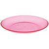 Ланч-тарелка Komori Resin Couleur, прозрачно-розовая, большая, прибл.. Диаметр 24 см, Добавьте цвет на ваш обеденный стол, Сделано в Японии