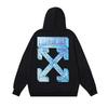 1237 Off-White 2026 Осень-Зима Новая OW Трехмерный Квадратный Узор Стрела Мужская и Женская Худи