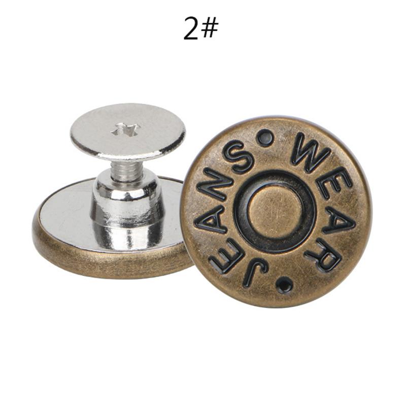 Булавки для пуговиц для джинсов Замена пуговиц для брюк Булавки для пуговиц своими руками