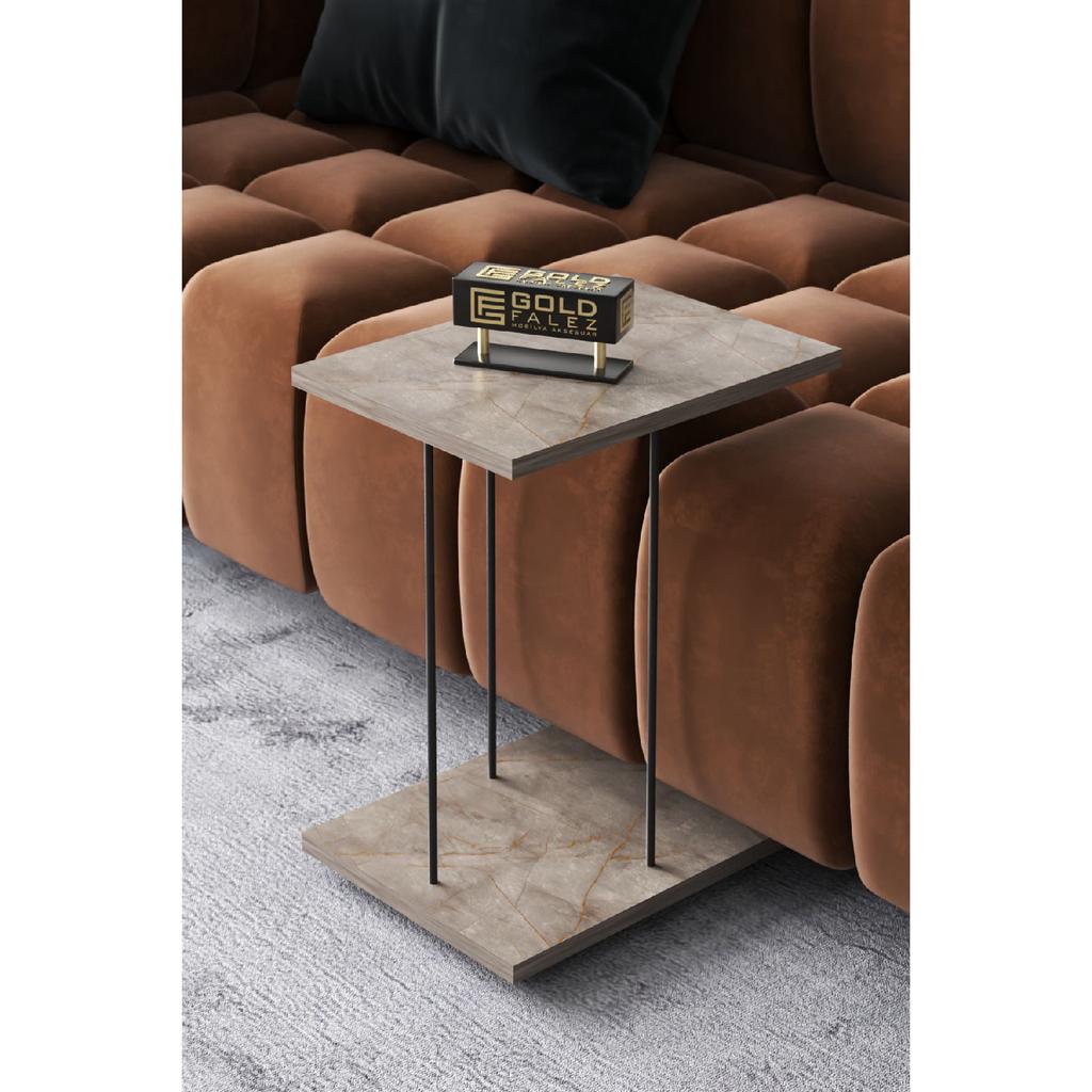 Приставной столик Сервировочный столик на колесиках, прямоугольный, из атлантической сосны