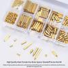 Hex Male-Female Motherboard Standoffs Brass Material Nuts Kit Laptop Screws  PCB Assembly