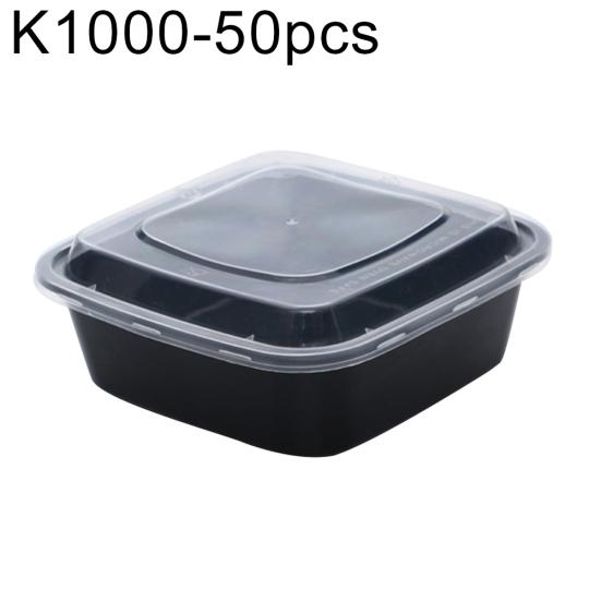 50 шт. одноразовые круглые/прямоугольные/квадратные миски для салата и пикника, кухонный контейнер