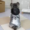 Hooded Four-Legged Dog Costume Glossy Finish Warm Dog Jacket New Puppy Outfit  for Cold Weather