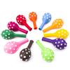 10pcs 12 Inch Clear Transparent Latex Polka Dots Balloons Wedding Birthday Balloons Decoration