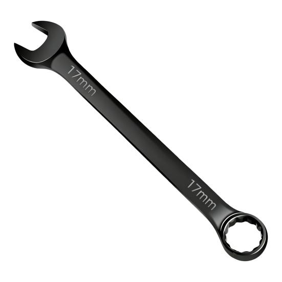Heavy Duty Steel Spanner Double End Combination Wrench, Heavy-Duty Metric Hexagonal Bolt Tightening Tool High-Strength for Automotive Construction