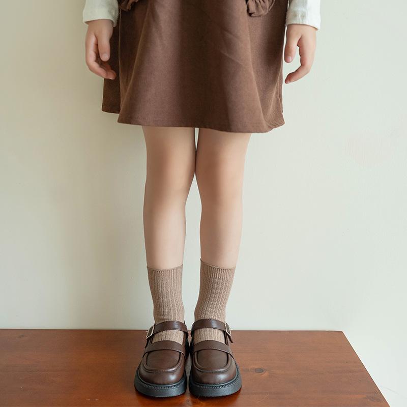 1 пара детских носков, однотонные детские носки, хлопковые носки для девочек, для новорожденных мальчиков и малышей, аксессуары для детской одежды, весна, осень, зима