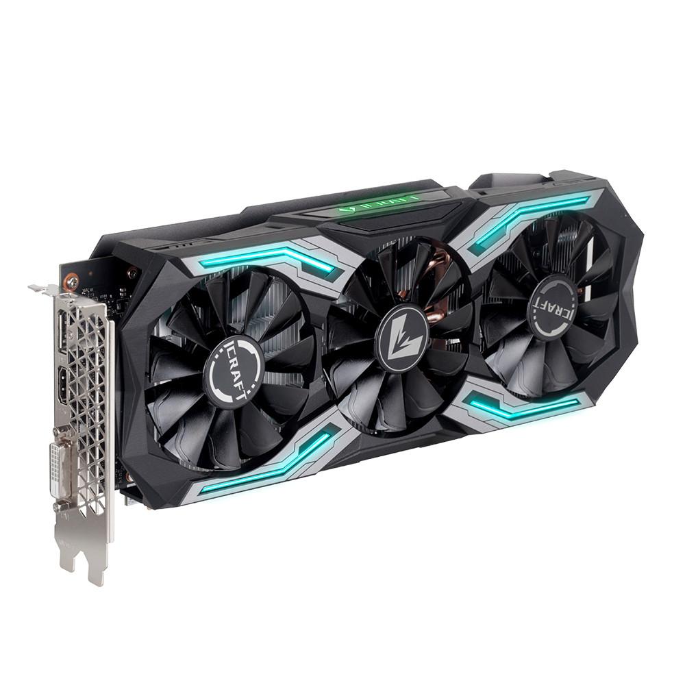 ICRAFT 3ファン グラフィックボード 2060s Видеокарты MAXSUN Geforce RTX 2060 SUPER iCraft 8 ГБ GDDR6 256 бит
