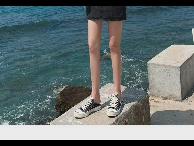 2021 Summer Women's High Waist A-Line Denim Skirt - Trendy, Slim-Fit, All-Match for Students