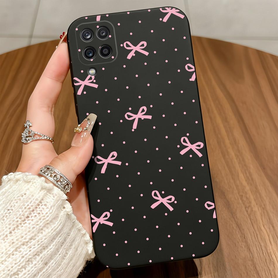 For Samsung Galaxy A12 M12 F12 Case Creative Design Shockproof Soft Matte Phone Cover For Samsung A 12 4G 5G Durable Bumper