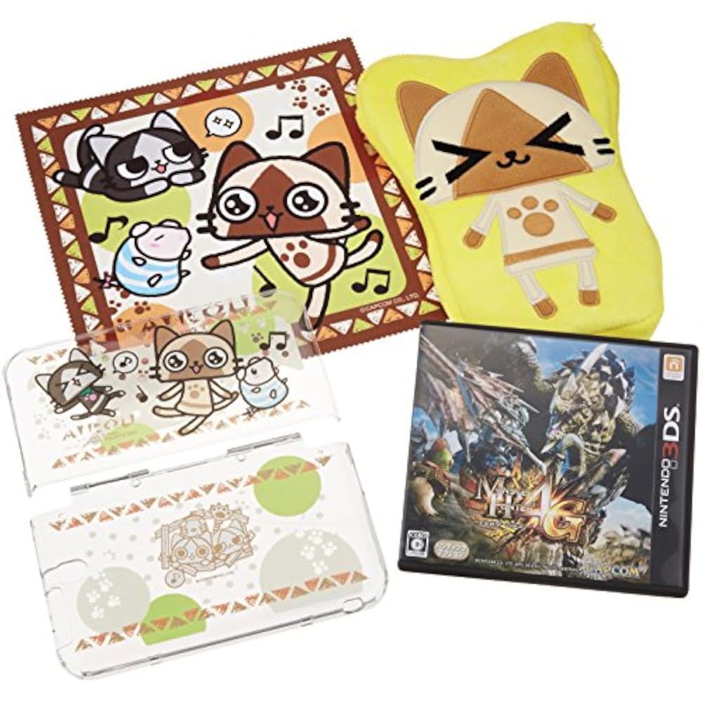 [Эксклюзивно для Amazon.co.jp] Monster Hunter 4G «AIROU» Набор аксессуаров для 3DS LL с 2 Amazon.co.jp E...
