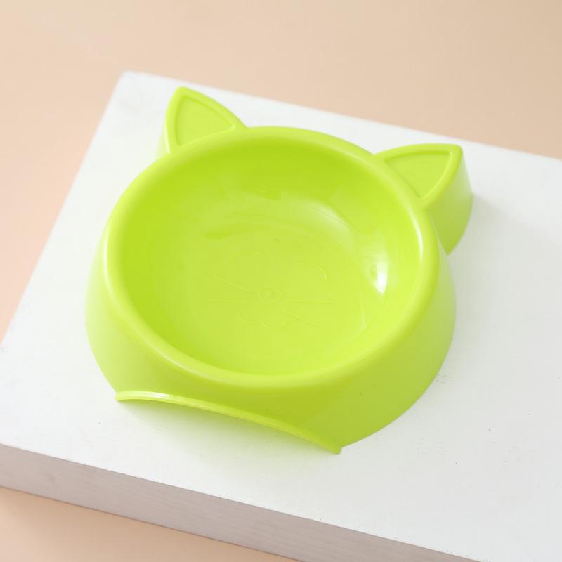Cute Cat-Shaped Pet Feeding Bowl for Dogs and Cats - Non-Slip Base, Easy To Clean, Perfect for Small To Medium Pets