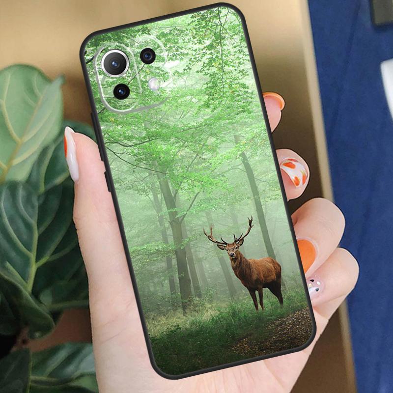 Чехол Олень Для Xiaomi 15 14 Ultra 13T 14T 15T Pro 17 Pro Max POCO X7 X5 X6 F5 F6 F7 F8 Pro Чехол