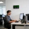 Большие светодиодные цифровые настенные часы с дисплеем температуры и даты, электронные часы с дистанционным управлением для спальни, гостиной, офиса, спортзала, декор