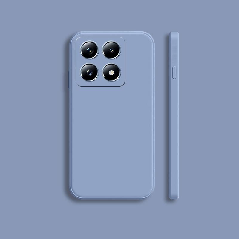 Квадратный защитный чехол из жидкого силикона для телефона Xiaomi Mi 14T 14 T Pro Чехол для Xiaomi 15T 15 T Pro Чехлы