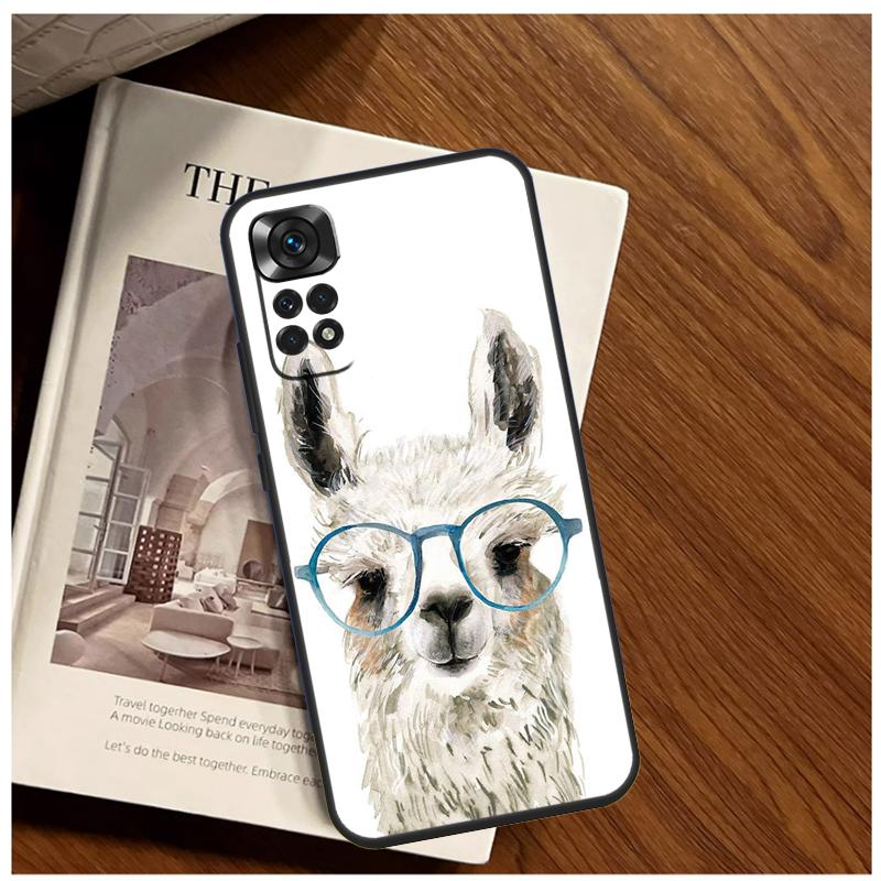 Lama Llama Alpaca Case For Xiaomi Redmi Note 11 10 9 12 13 14 15 Pro Plus Cover For Redmi 15 C 10C 13C 12C 14C